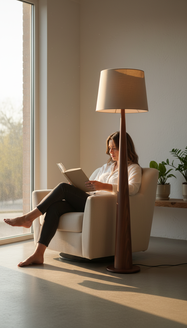 NORA Floor Lamp — illustrative room setting