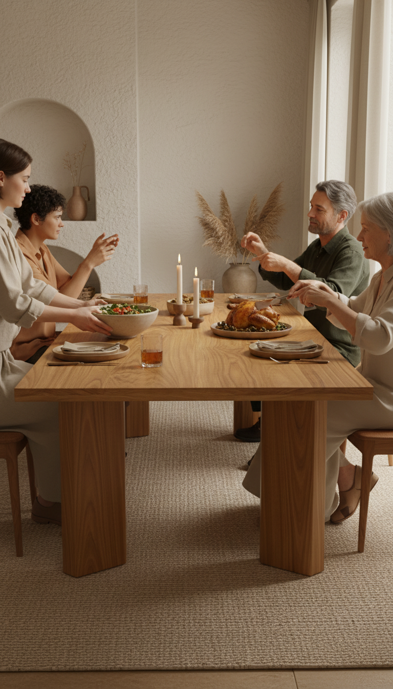 TERRA Dining Table — illustrative room setting